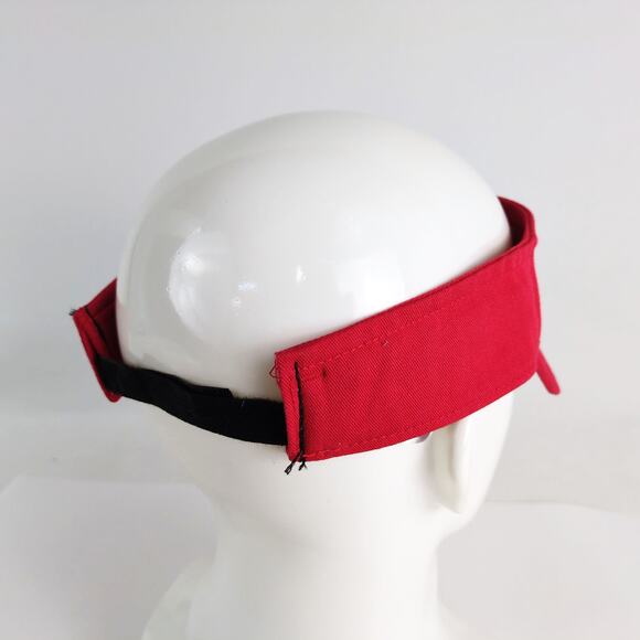 Champion MLB Washington DC Nationals Sun Visor Hat, Red Adjustable Strap - Picture 7 of 7